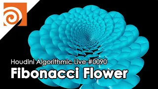 Houdini Algorithmic Live #090 - Fibonacci Flower