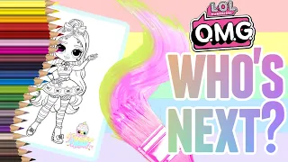 Guess The Next LOL OMG DIY Makeover Creating OMG Coloring Page