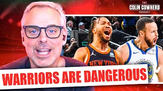 Warriors-Knicks Reaction: "Dubs are Dangerous"; NFL Draft's Most Intriguing Prospect | Colin Cowherd