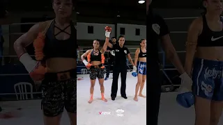 Highlight da luta da atleta Pamela Salles, da Siam Fight Muaythai - PB, no Challenge.