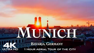 [4K] MUNICH 🇩🇪 München 2024 | 1 Hour Drone Aerial Tour | Drohne Bavaria Bayern Germany Deutschland