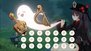 Let the Living Beware (Hu Tao Theme) — Lyre and Zither Duet w/ NOTES [PC and Mobile]