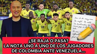 CHOQUE DE FIERAS DESDE BARRANQUILLA!!! LAS CALIFICACIONES UNO A UNO DE COLOMBIA ANTE VENEZUELA...