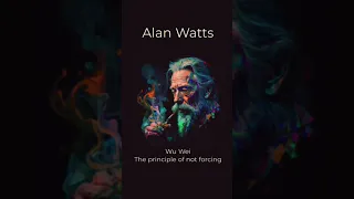 The Principle of not Forcing #wuwei #alanwatts #taoism #philosophy