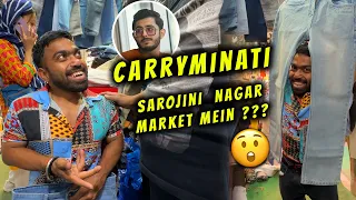 Carryminati Sarojini Nagar Market Mein ? 😲 | Vibhu Varshney