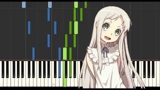 Secret Base - AnoHana ED (Piano Tutorial)