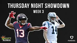 2021 Week 3 DFS  | Carolina Panthers vs Houston Texans | FHH Ep. 59 | Draft Kings & FanDuel