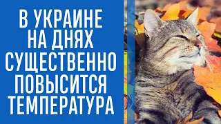 В Украине в ближайшее время существенно потеплеет