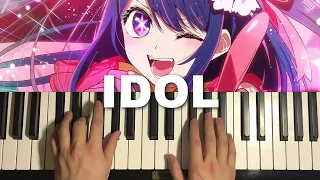 Oshi no Ko OP - IDOL (Piano Tutorial Lesson)