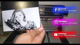 CNC 3018 PRO|GRABADO DE FOTOGRAFIAS EN MDF| LaserGRBL