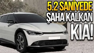 5.2 saniyede 100 Km/h çıkan KIA EV6 ilk bakış!