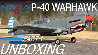 Unboxing the Nexa P-40 Warhawk 61.8" (1570mm) Balsa ARF - Part 1 - Motion RC