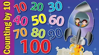 The Counting by Tens Song ♫♪♫ | Count to 100 | Kindergarten, Preschool & ESL | Fun Kids English