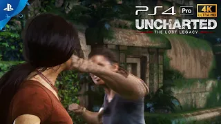 Nadine PUNCHES Chloe 👊 | Uncharted: Lost Legacy (PS4 Pro) [4K]