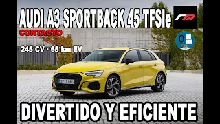 AUDI A3 Sportback 45 TFSIe | COMPACTO PHEV | híbrido enchufable | CONTACTO | revistadelmotor.es
