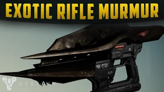 Destiny The Dark Below DLC Legendary Weapon - Fusion Rifle Murmur