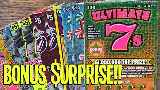 💰 BONUS SURPRISE!! 5X $20 Ultimate 7s 🔴 Fixin To Scratch