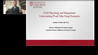 LVAD Physiology and Management - Understanding Pulsatility Index (PI) and Other Pump Parameters