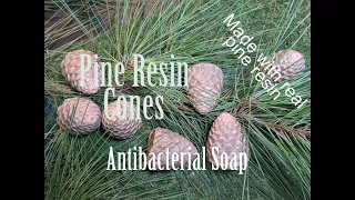 Making Pine Resin (not tar) soap cones
