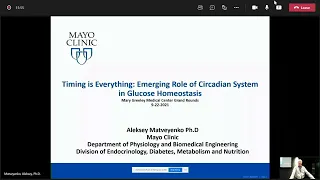 Timing is Everything- Emerging Role of Circadian System in Glucose Homeostasis  9/22/21