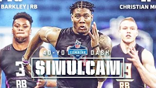 Best of Simulcam from 2020 NFL Scouting Combine: Top Prospects vs. Saquon, OBJ, Watson, Zeke, & More