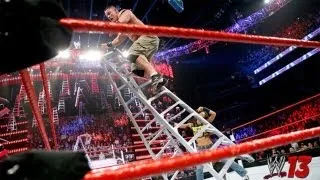 John Cena vs Dolph Ziggler TLC 2012 Ladder Match MONEY IN THE BANK ( WWE '13 Preview )