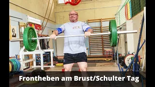 Brust Schulter Tag - 100 kg Bankdrücken, wieviel Wiederholungen gehen? - Powerlifter 55 Jahre