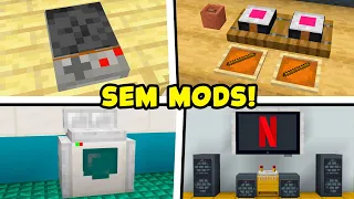 🚀 7 CONSTRUÇÕES HACKS que VOCÊ PODE FAZER no MINECRAFT BEDROCK