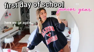 GRWM: first day of high school + vlog (junior year)