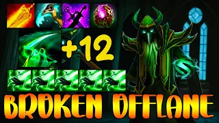 BROKEN OFFLANE - INTENSE NECROPHOS - NONSTOP TEAM FIGHT - INSANE ULTIMATE - DOTA 2 GAMEPLAY