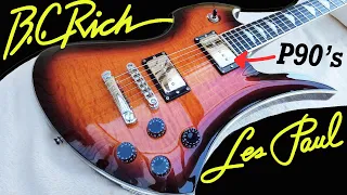 The BC Rich Les Paul - Mockingbird (with p90 pickups!)