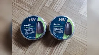 Отстрел Пуль на кучу. Экспансивный. H&N Slug HP. C Kral Punher Maxi 3