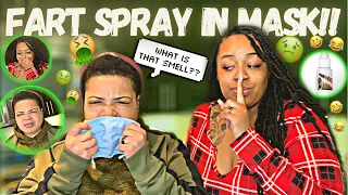I Sprayed “FART SPRAY” In My GIRLFRIEND’S MASK! *Hilarious Reaction*