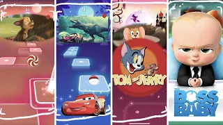 Paw Patrol 🆚 Lighting Mcqueen 🆚 Tom and Jerry 🆚 Baby Boss | Tiles Hop Game