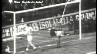 CALCIO MILAN MANCHESTER UNITED 2 0 SEMIF  COPPA CAMPIONI 1968 69