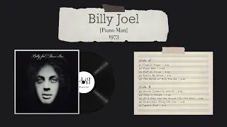 Billy Joel(빌리 조엘) - [Piano Man, 1973] Full Album