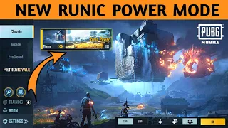 NEW RUNIC POWER MODE 😱 SEASON 17 | UPDATE 1.2 PUBG MOBILE