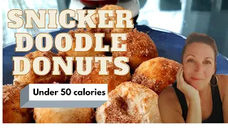 Easy Air fry donuts for under 50 calories!  WW friendly too!