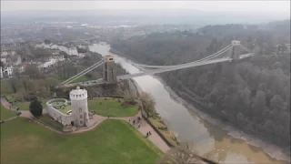 Clifton Suspension Bridge and Bath by Drone [4K]