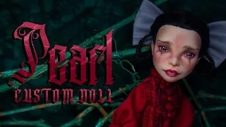 Pearl • Halloween Collab • OOAK Custom Monster High Doll Repaint