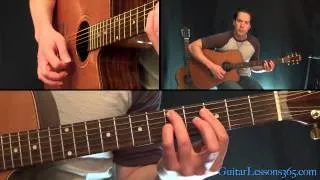 Old Love Unplugged Guitar Lesson - Eric Clapton - All Rhythm Guitar Parts