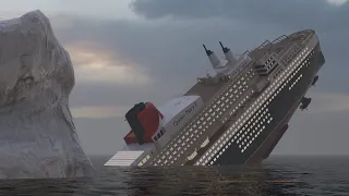 Queen Mary 2 sinks just like Titanic  - What if scenario