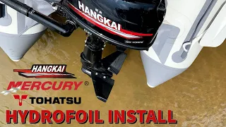 Installing a Hydrofoil on an Outboard