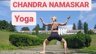 Чандра Намаскар |Привітання місяцю |Yoga practice |