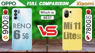 Oppo Reno 6 5G vs Mi 11 Lite 5G full comparison| which is Best