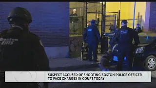 John Lazare, accused of shooting Boston Police officer, to face charges in court