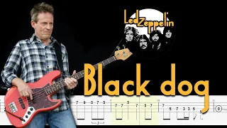 Led Zeppelin - Black Dog (Bass Tabs & Notation) By Chami's Bass