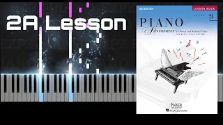 The Queen's Royal Entrance - Piano Adventures 2A Lesson Book - Page 40-41 피아노 어드벤처 Synthesia