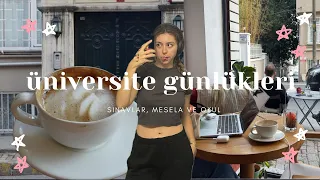 üniversite günlükleri I sınavlar, mesela ve okul