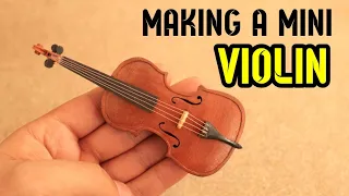 Making a mini violin - Wooden Art